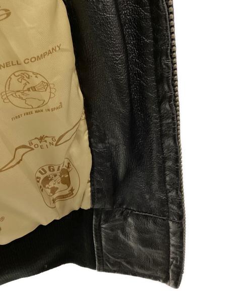 BOEING（ボーイング）BOEING (ボーイング) レザージャケット ブラック サイズ:2XLの古着・服飾アイテム