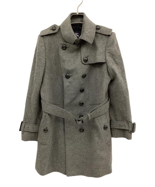 BURBERRY（バーバリー）BURBERRY (バーバリー) カシミヤ混コート グレー サイズ:40の古着・服飾アイテム