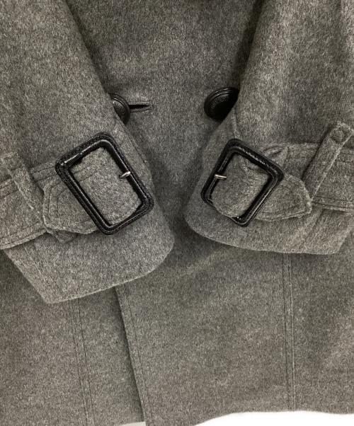BURBERRY（バーバリー）BURBERRY (バーバリー) カシミヤ混コート グレー サイズ:40の古着・服飾アイテム