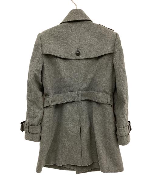 BURBERRY（バーバリー）BURBERRY (バーバリー) カシミヤ混コート グレー サイズ:40の古着・服飾アイテム