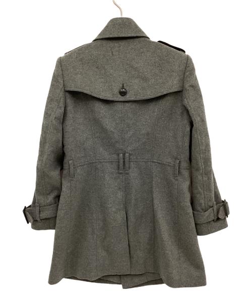 BURBERRY（バーバリー）BURBERRY (バーバリー) カシミヤ混コート グレー サイズ:40の古着・服飾アイテム