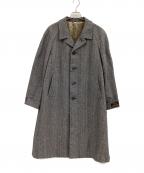 GUCCIグッチ）の古着「ロングコート」｜グレー×ホワイト