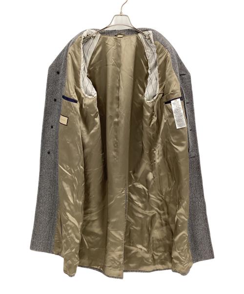 GUCCI（グッチ）GUCCI (グッチ) ロングコート グレー×ホワイト サイズ:48の古着・服飾アイテム