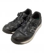 NEW BALANCEニューバランス）の古着「ゴルフシューズ」｜ブラック