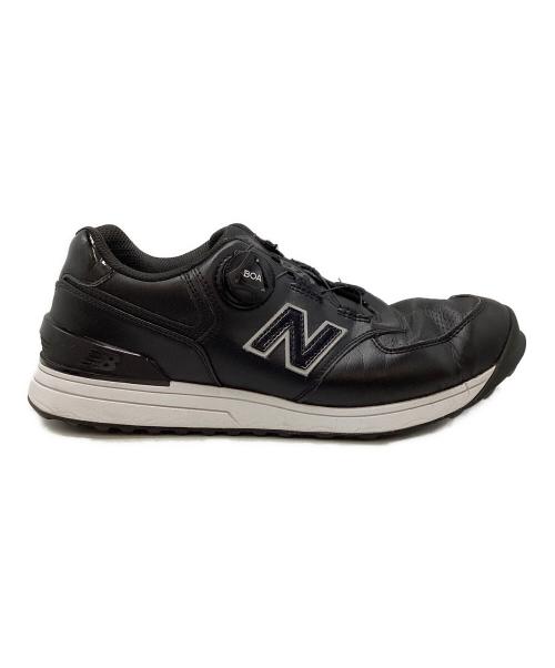 NEW BALANCE（ニューバランス）NEW BALANCE (ニューバランス) ゴルフシューズ ブラック サイズ:25.5㎝の古着・服飾アイテム
