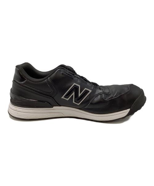 NEW BALANCE（ニューバランス）NEW BALANCE (ニューバランス) ゴルフシューズ ブラック サイズ:25.5㎝の古着・服飾アイテム