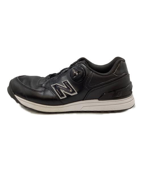 NEW BALANCE（ニューバランス）NEW BALANCE (ニューバランス) ゴルフシューズ ブラック サイズ:25.5㎝の古着・服飾アイテム