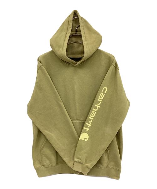 CarHartt（カーハート）CarHartt (カーハート) プルオーバーパーカー オリーブ サイズ:Lの古着・服飾アイテム