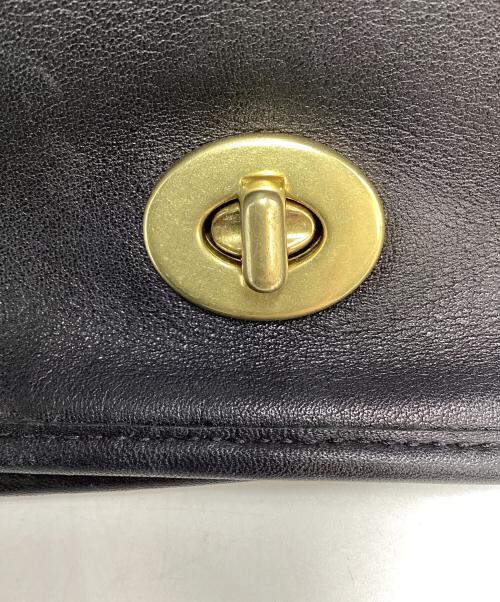 COACH（コーチ）COACH (コーチ) コーチ/ショルダーバッグ/9718 ブラック×ゴールドの古着・服飾アイテム