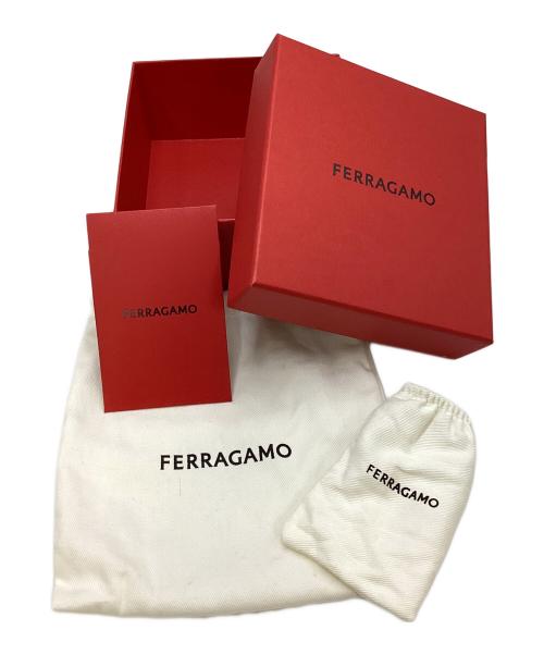 Salvatore Ferragamo（サルヴァトーレ フェラガモ）Salvatore Ferragamo (サルヴァトーレ フェラガモ) サルヴァトーレ フェラガモ/レザーベルト ブラック×ゴールドの古着・服飾アイテム
