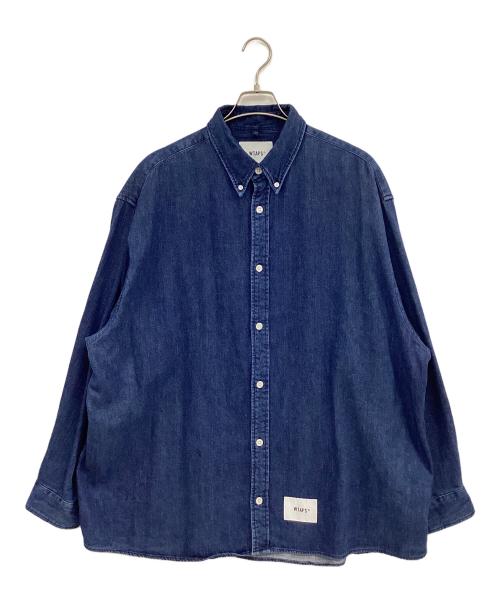 WTAPS（ダブルタップス）WTAPS (ダブルタップス) デニムシャツ インディゴ サイズ:X04の古着・服飾アイテム