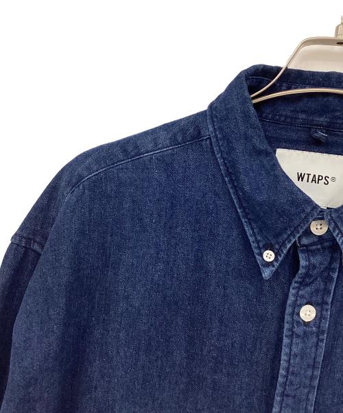 WTAPS（ダブルタップス）WTAPS (ダブルタップス) デニムシャツ インディゴ サイズ:X04の古着・服飾アイテム