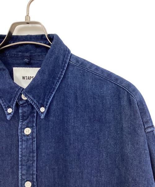 WTAPS（ダブルタップス）WTAPS (ダブルタップス) デニムシャツ インディゴ サイズ:X04の古着・服飾アイテム