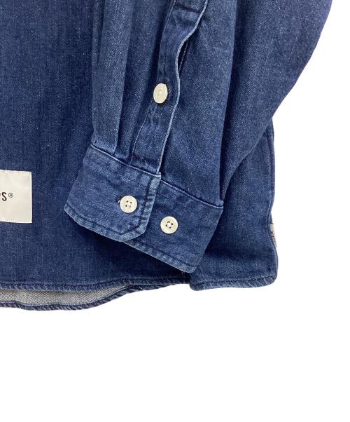 WTAPS（ダブルタップス）WTAPS (ダブルタップス) デニムシャツ インディゴ サイズ:X04の古着・服飾アイテム
