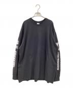 SUPREME×YOHJI YAMAMOTOシュプリーム×ヨウジヤマモト）の古着「長袖カットソー」｜ブラック×ホワイト