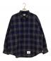 WTAPS（ダブルタップス）の古着「長袖シャツ」｜ネイビー×グレー
