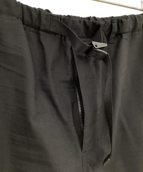 The Ennoy Professional（ザ エンノイ プロフェッショナル）The Ennoy Professional (ザ エンノイ プロフェッショナル) Wool Blend Rip Stop Easy Pants ブラック サイズ:Lの古着・服飾アイテム