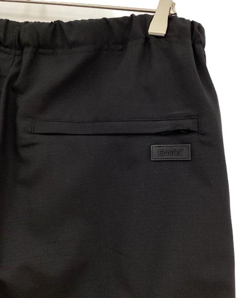 The Ennoy Professional（ザ エンノイ プロフェッショナル）The Ennoy Professional (ザ エンノイ プロフェッショナル) Wool Blend Rip Stop Easy Pants ブラック サイズ:Lの古着・服飾アイテム