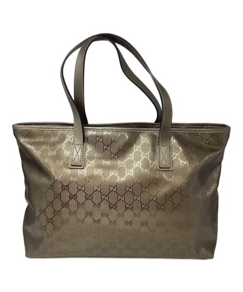 GUCCI（グッチ）GUCCI (グッチ) グッチ/GGインプリメ/211137/トートバッグ カーキの古着・服飾アイテム