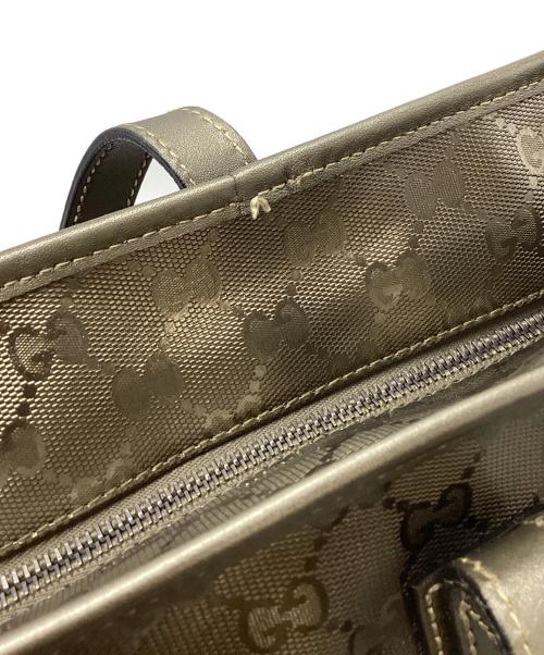 GUCCI（グッチ）GUCCI (グッチ) グッチ/GGインプリメ/211137/トートバッグ カーキの古着・服飾アイテム