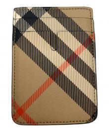 BURBERRY（バーバリー）の古着「バーバリー/8104045/マグネティックカードケース」｜ブラウン