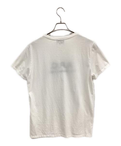 A.P.C.（アーペーセー）A.P.C. (アーペーセー) Tシャツ ホワイト×ネイビー サイズ:Lの古着・服飾アイテム