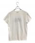 A.P.C. (アーペーセー) Tシャツ ホワイト×ネイビー サイズ:L：5000円