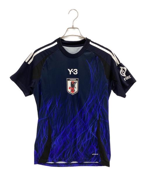 adidas（アディダス）adidas (アディダス) Y-3 (ワイスリー) ゲームシャツ ネイビー サイズ:L 未使用品の古着・服飾アイテム
