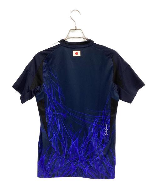 adidas（アディダス）adidas (アディダス) Y-3 (ワイスリー) ゲームシャツ ネイビー サイズ:L 未使用品の古着・服飾アイテム