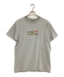 stussy（ステューシー）の古着「半袖カットソー」｜ライトグレー