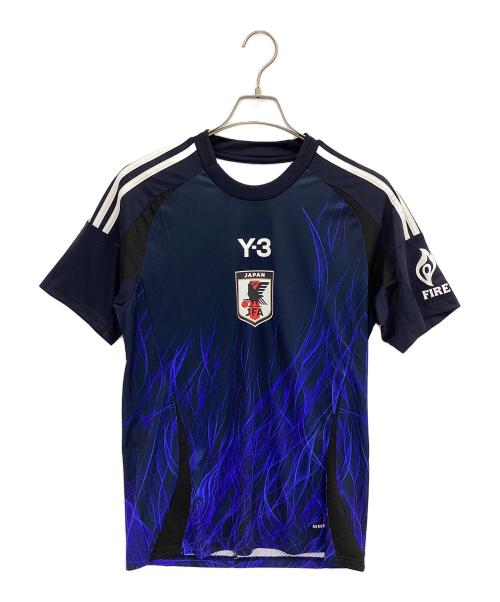 adidas（アディダス）adidas (アディダス) Y-3 (ワイスリー) ゲームシャツ ネイビー サイズ:L 未使用品の古着・服飾アイテム
