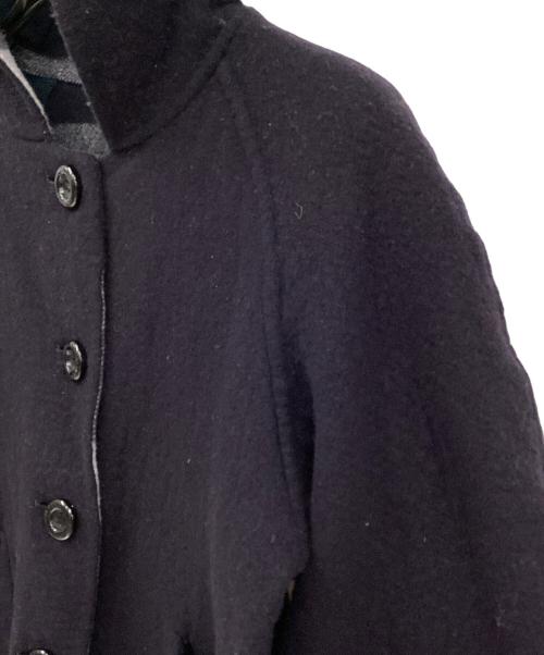 BLUE LABEL CRESTBRIDGE（ブルーレーベルクレストブリッジ）BLUE LABEL CRESTBRIDGE (ブルーレーベルクレストブリッジ) リバーシブルショートコート ネイビー×ブルー サイズ:36の古着・服飾アイテム