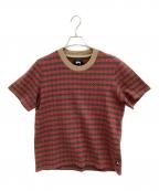 stussyステューシー）の古着「Tシャツ」｜レッド×ブラウン