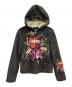 Ed Hardy（エド ハーディー）の古着「ジップパーカー」｜ブラック