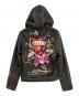 Ed Hardy (エド ハーディー) ジップパーカー ブラック サイズ:XS：10000円