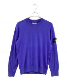 STONE ISLAND（ストーンアイランド）の古着「薄手ニット」｜ブルー