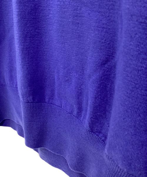 STONE ISLAND（ストーンアイランド）STONE ISLAND (ストーンアイランド) 薄手ニット ブルー サイズ:Lの古着・服飾アイテム