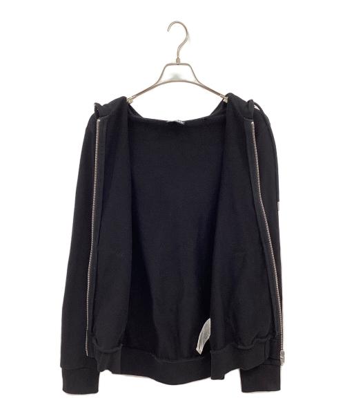 DIESEL（ディーゼル）DIESEL (ディーゼル) ジップパーカー ブラック サイズ:Lの古着・服飾アイテム