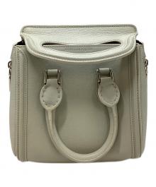 ALEXANDER McQUEEN（アレキサンダーマックイーン）の古着「アレキサンダーマックイーン/2WAYショルダーバッグ」｜ライトグレー