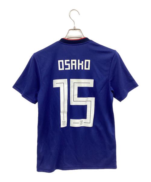 adidas（アディダス）adidas (アディダス) サッカーユニフォーム ネイビー×ホワイト サイズ:Ⅿ 未使用品の古着・服飾アイテム