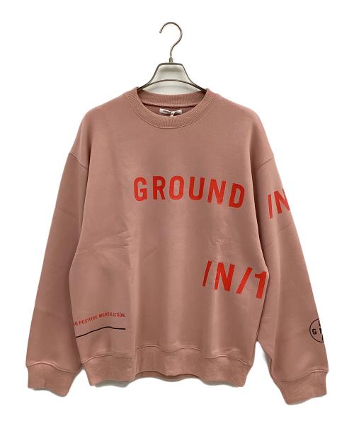 GROUND/N/ACE（グランダンエース）GROUND/N/ACE (グランダンエース) スウェット ピンク サイズ:Lの古着・服飾アイテム