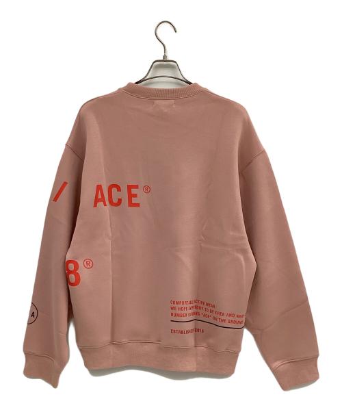 GROUND/N/ACE（グランダンエース）GROUND/N/ACE (グランダンエース) スウェット ピンク サイズ:Lの古着・服飾アイテム