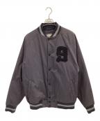 stussyステューシー）の古着「スタジャン」｜グレー