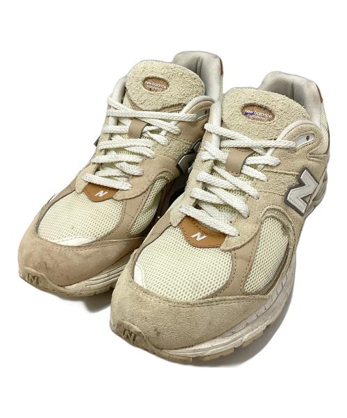 NEW BALANCE（ニューバランス）NEW BALANCE (ニューバランス) スニーカー ホワイト×ブラウン サイズ:28㎝の古着・服飾アイテム