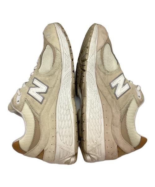 NEW BALANCE（ニューバランス）NEW BALANCE (ニューバランス) スニーカー ホワイト×ブラウン サイズ:28㎝の古着・服飾アイテム