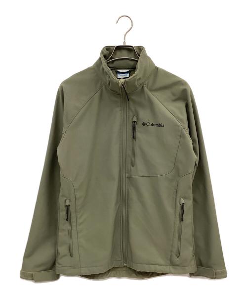 Columbia（コロンビア）Columbia (コロンビア) カスケードリッジ2ソフトシェルジャケット カーキ サイズ:Lの古着・服飾アイテム