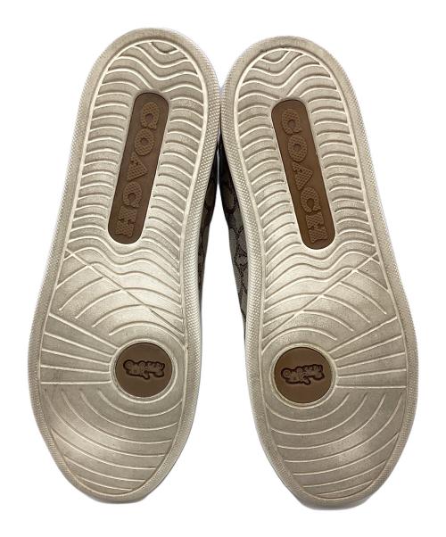 COACH（コーチ）COACH (コーチ) ローカットスニーカー　 ブラウン サイズ:24㎝の古着・服飾アイテム