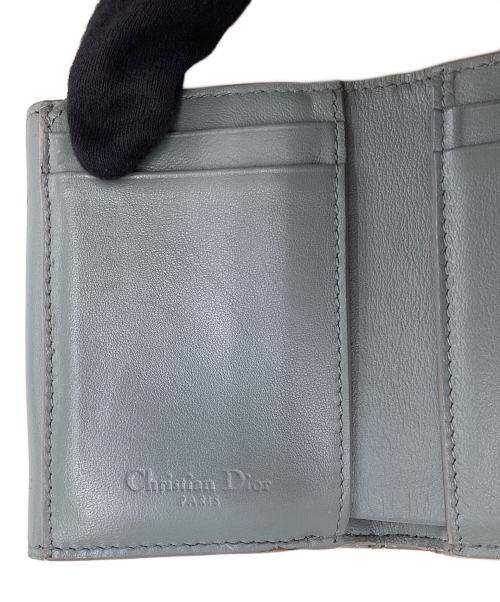 Christian Dior（クリスチャン ディオール）Christian Dior (クリスチャン ディオール) クリスチャン ディオール/43-MA-1220/3つ折り財布 グレーの古着・服飾アイテム