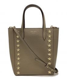JIMMY CHOO（ジミーチュウ）の古着「ジミーチュウ/ペガシ/2WAYショルダーバッグ」｜ベージュ