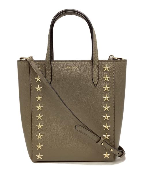 JIMMY CHOO（ジミーチュウ）JIMMY CHOO (ジミーチュウ) ジミーチュウ/ペガシ/2WAYショルダーバッグ ベージュの古着・服飾アイテム